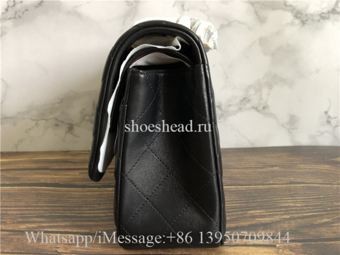 Original Quality Chanel Black Leather Shoulder Bag 30cm
