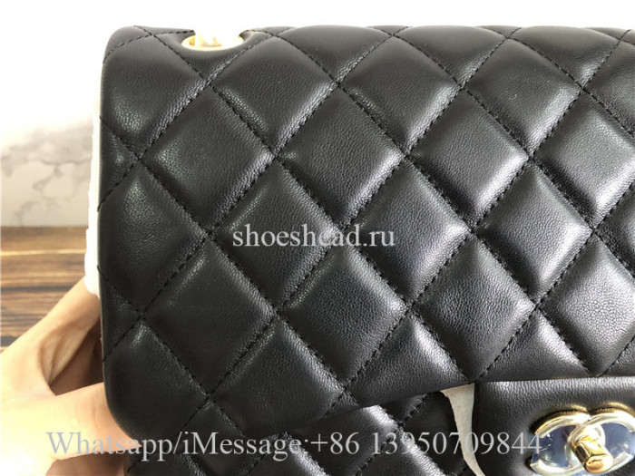 Original Quality Chanel Black Leather Shoulder Bag 30cm