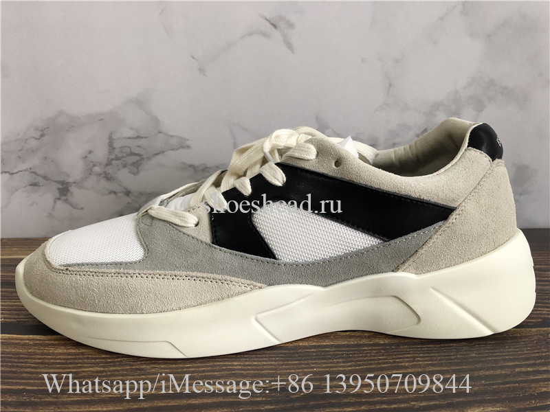 Essentials Fear Of God Sneaker Black Grey Cream Suede