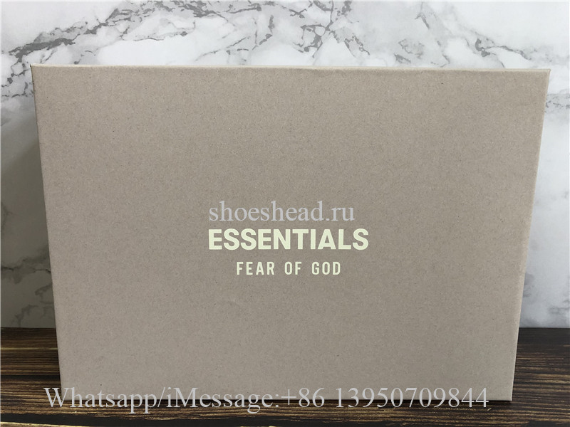 Essentials Fear Of God Sneaker Black Grey Cream Suede