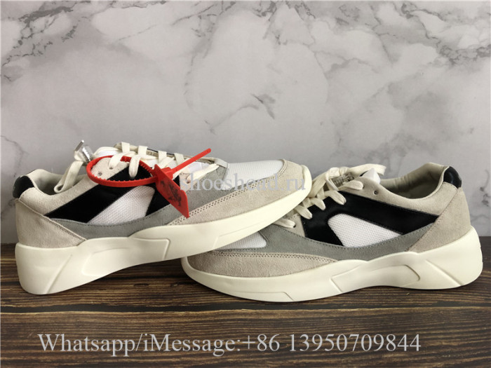 Essentials Fear Of God Sneaker Black Grey Cream Suede
