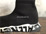 Balenciaga Speed Graffiti Trainers Black