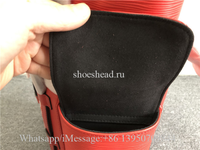 Original Louis Vuitton x Supreme Christopher Backpack Epi PM Red