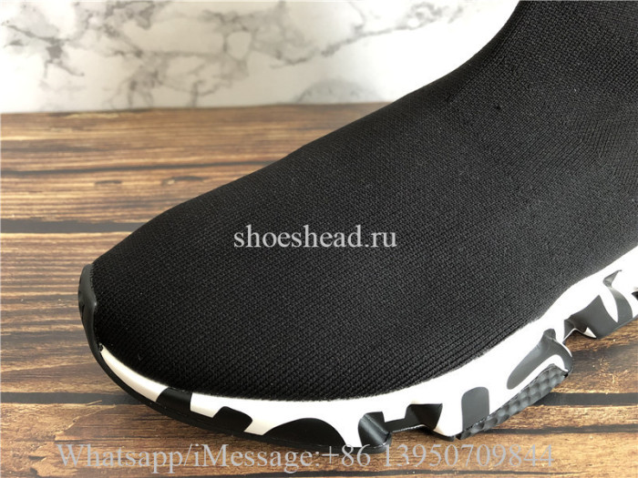 Balenciaga Speed Graffiti Trainers Black