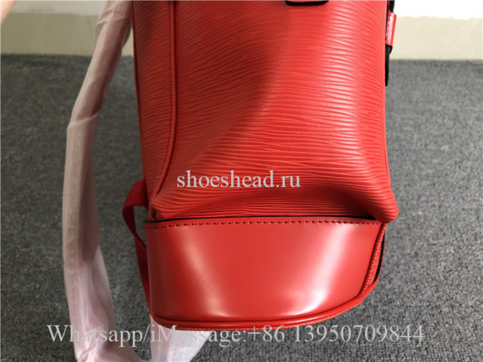 Original Louis Vuitton x Supreme Christopher Backpack Epi PM Red