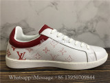 Louis Vuitton Low Top Sneaker Red Letter