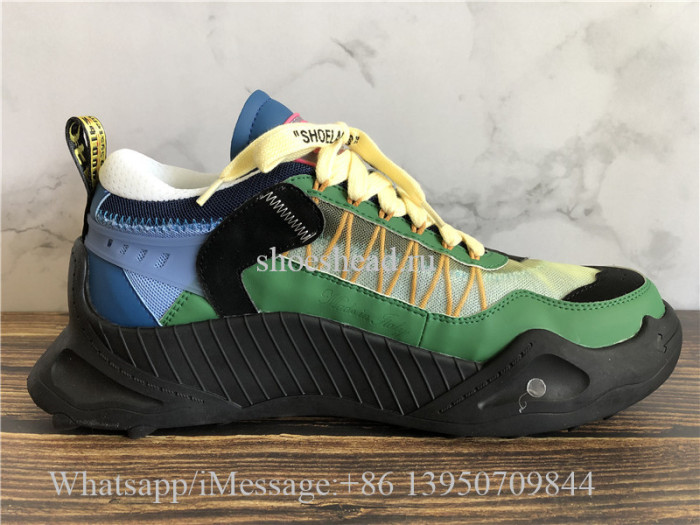 Virgil Abloh Debuts New Off-White ODSY-1000 Sneaker Green Blue Black