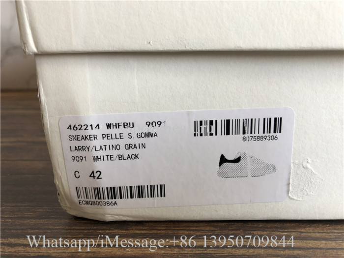 Super Quality Alexander McQueen Sneaker Black White Back