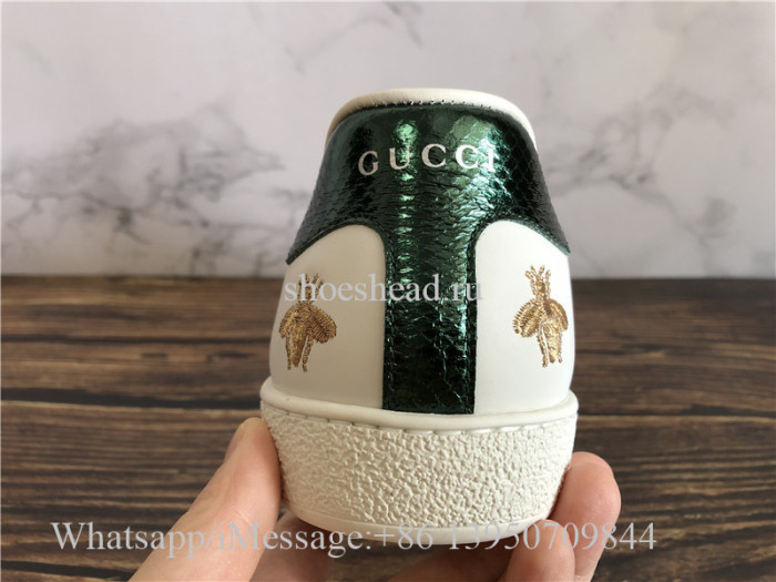 Super Quality Gucci Ace Embroidered Sneaker Bee Pattern