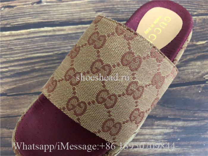 Gucci GG Platform Sandals Slipper