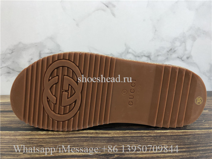 Gucci GG Platform Sandals Slipper