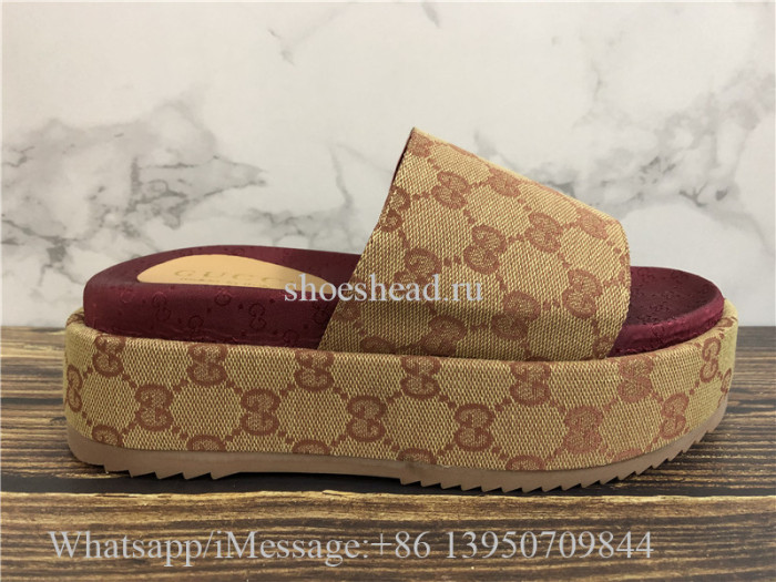 Gucci GG Platform Sandals Slipper