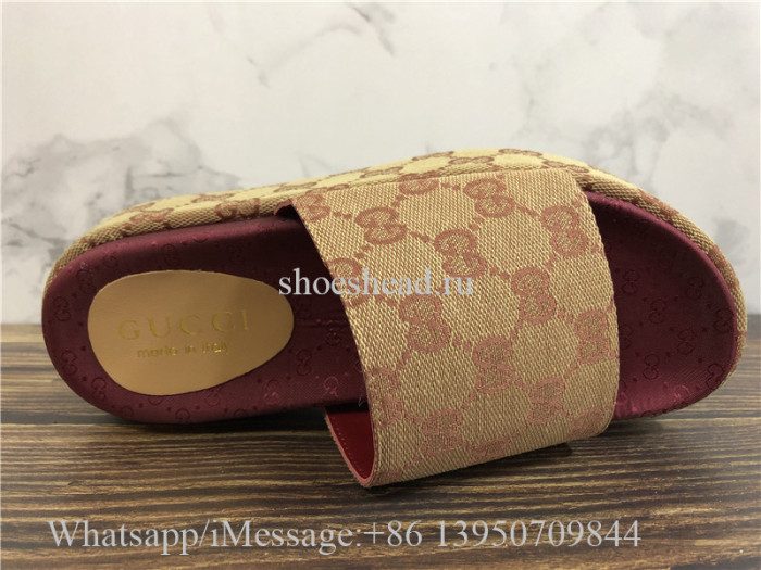 Gucci GG Platform Sandals Slipper