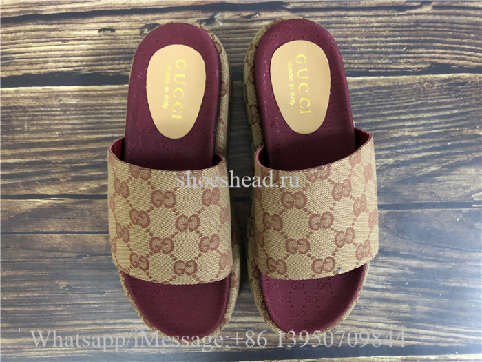 Gucci GG Platform Sandals Slipper