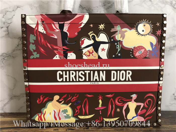Original Christian Dior Book Tote Oblique Bag