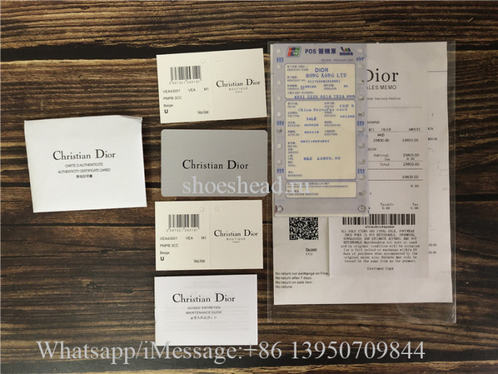 Original Christian Dior Book Tote Oblique Bag