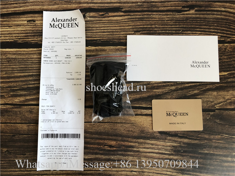 Super Quality Alexander McQueen Oversized Sneaker Triple Black