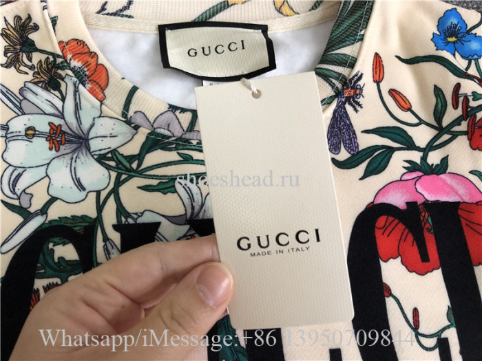 Gucci Flower Pattern Tshirt