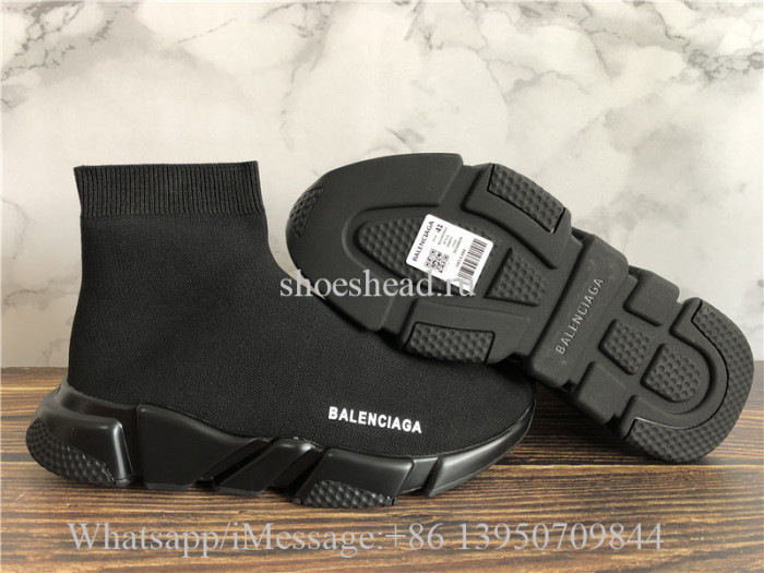 Balenciaga Speed Trainer Sock Triple Black