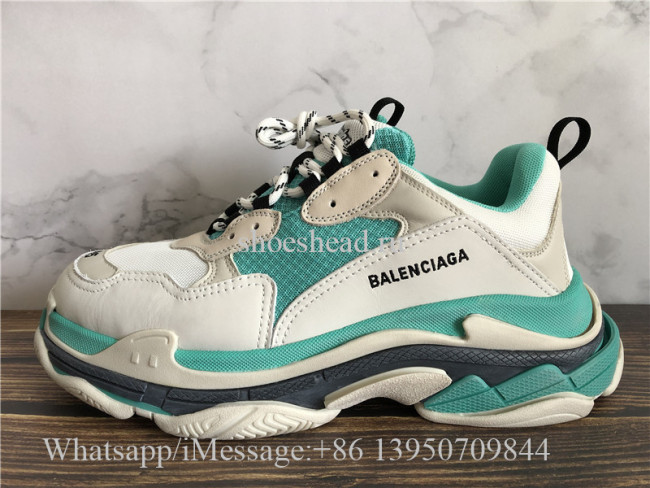 Balenciga Triple S Trainer Light Green White