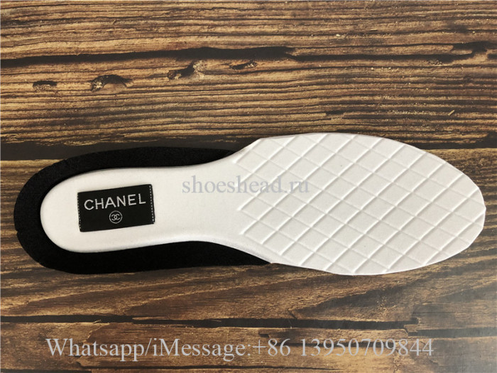 Chanel Cruise Low Top Sneaker Black Suede