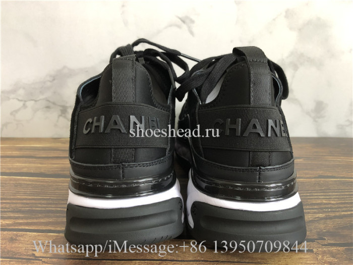 Chanel Cruise Low Top Sneaker Black Suede