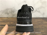 Chanel Cruise Low Top Sneaker Black Suede