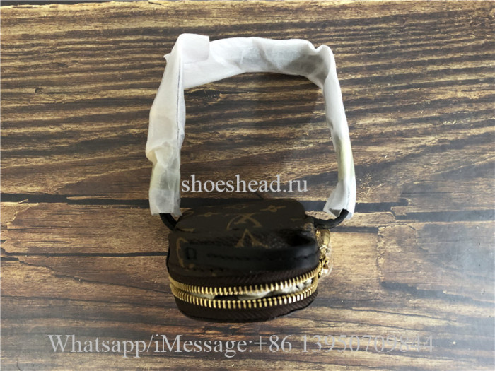 Original Louis Vuitton Wrist Mini Classic Style Pocket Coin Purse M41566