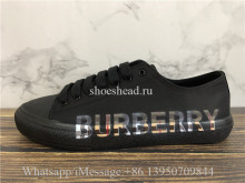 Burberry Larkhall Vintage Check Logo Low-Top Sneakers