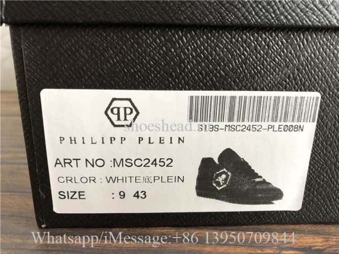 Philipp Plein White Low Top Sneaker