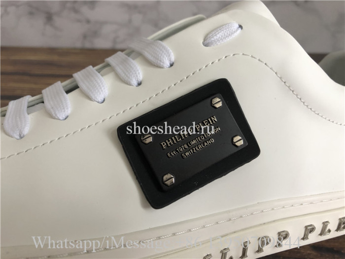 Philipp Plein White Low Top Sneaker