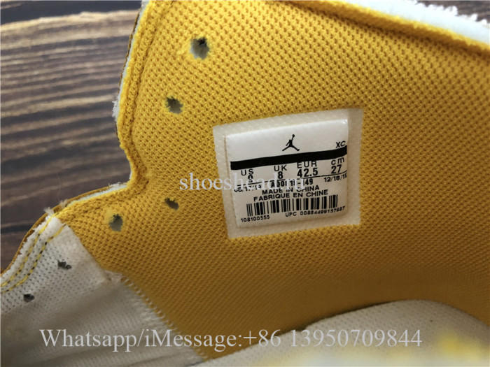 Off White x Air Jordan 1 Retro Canary Yellow