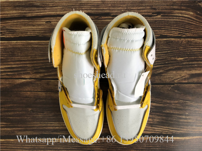 Off White x Air Jordan 1 Retro Canary Yellow