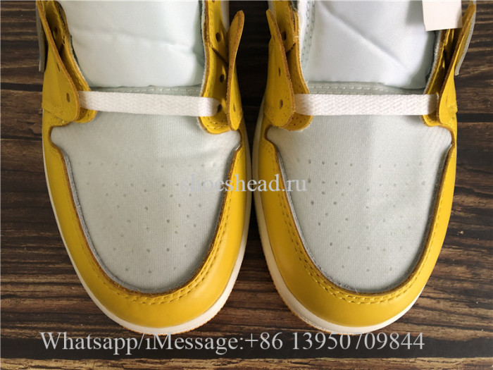 Off White x Air Jordan 1 Retro Canary Yellow