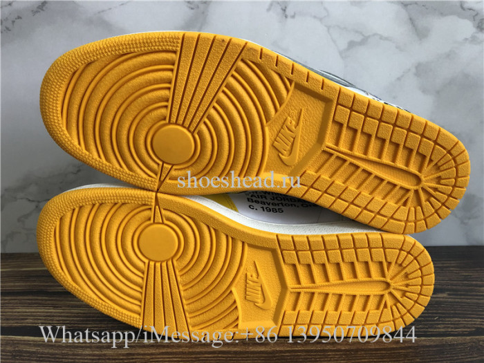 Off White x Air Jordan 1 Retro Canary Yellow