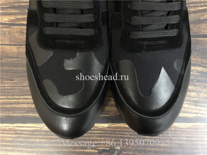 Valentino Garavani Rockrunner Black Camo Sneaker