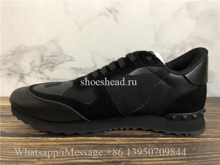 Valentino Garavani Rockrunner Black Camo Sneaker
