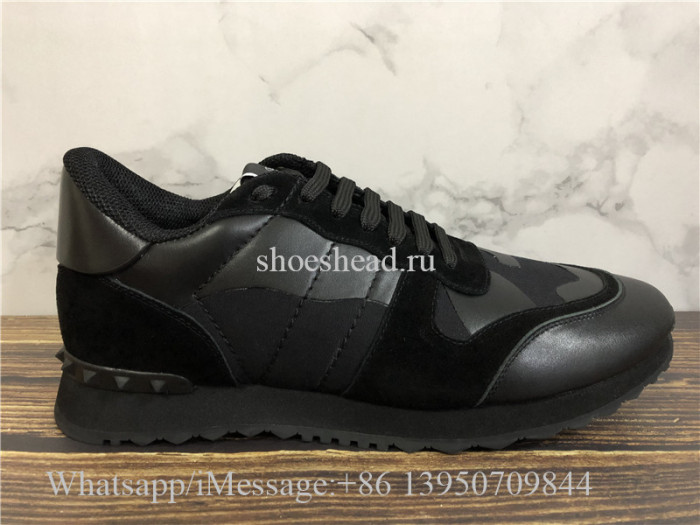 Valentino Garavani Rockrunner Black Camo Sneaker