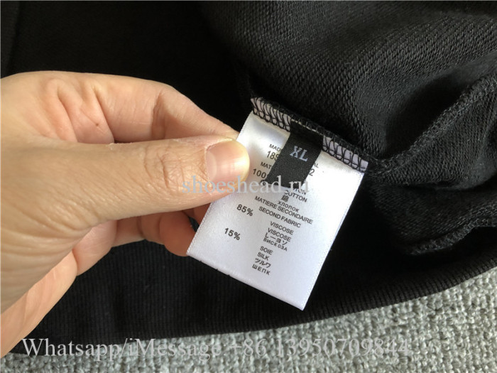 Dior Black Shirt With Pink Logo