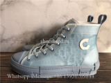 Dior B23 High Top Sneaker Dior Oblique Blue