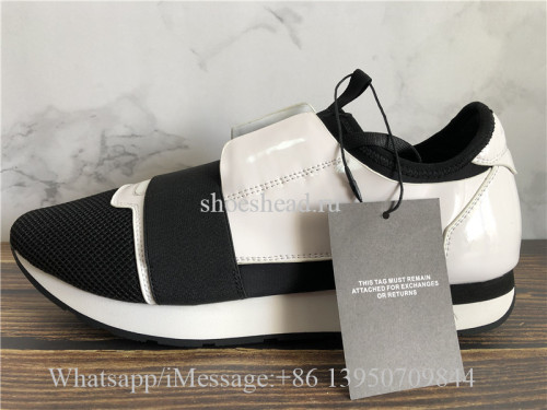 Super Quality Balenciaga Race Runner Sneaker Black White