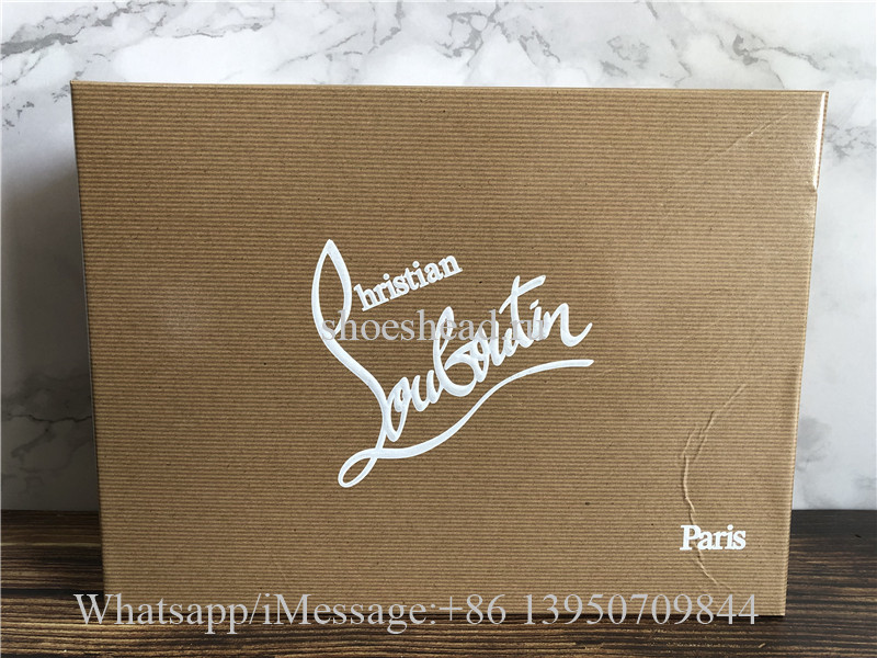Christian Louboutin Louis Flat Low Top Sneaker Black Crystal