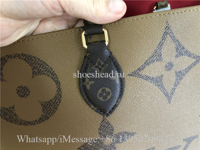 Original Louis Vuitton Onthego GM Tote Bag  M44576 Giant Monogram Brown
