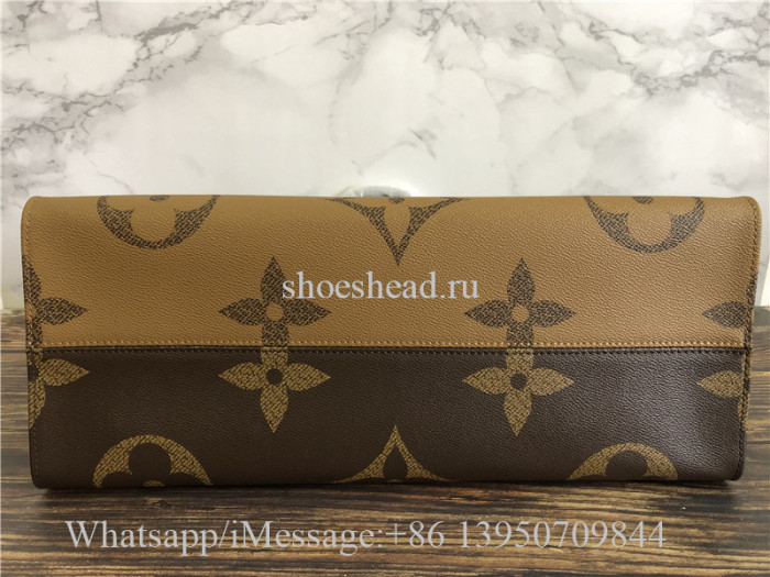 Original Louis Vuitton Onthego GM Tote Bag  M44576 Giant Monogram Brown