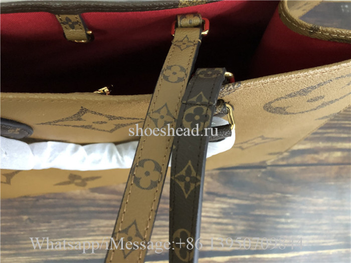 Original Louis Vuitton Onthego GM Tote Bag  M44576 Giant Monogram Brown