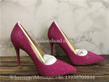 Christian Louboutin So Kate Glitter Rose Pink Heels Pumps