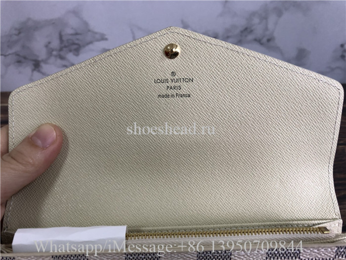 Original Louis Vuitton Sarah Damier Azur Wallet