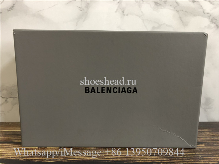 Balenciaga White Calfskin Slides
