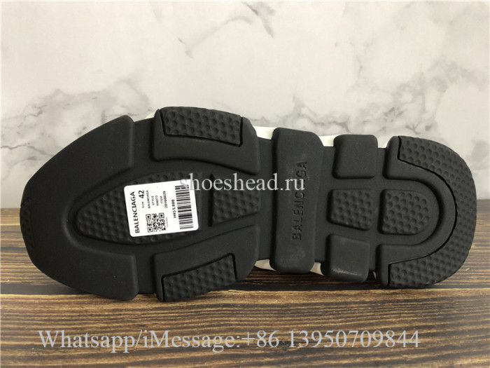 Balenciaga Allover Logo Speed Trainer Black