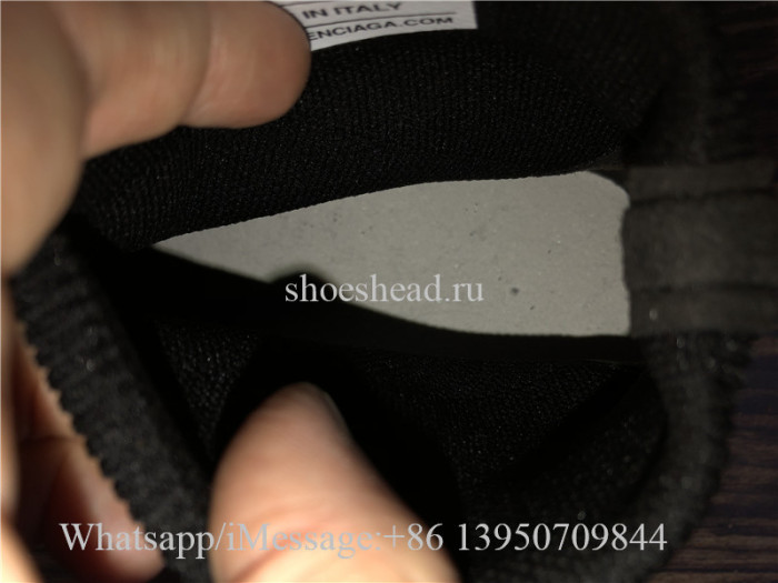 Balenciaga Allover Logo Speed Trainer Black